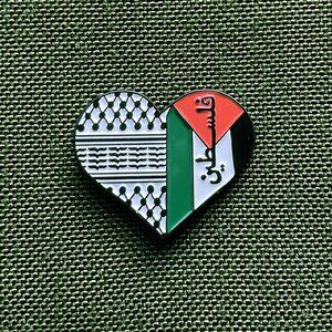 Palestine enamel pin